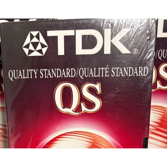 TDK QS T-120 VHS Videotape 6 Hours EP Mode Quality Standard Sealed Pack Of 3 - Picture 2 of 5